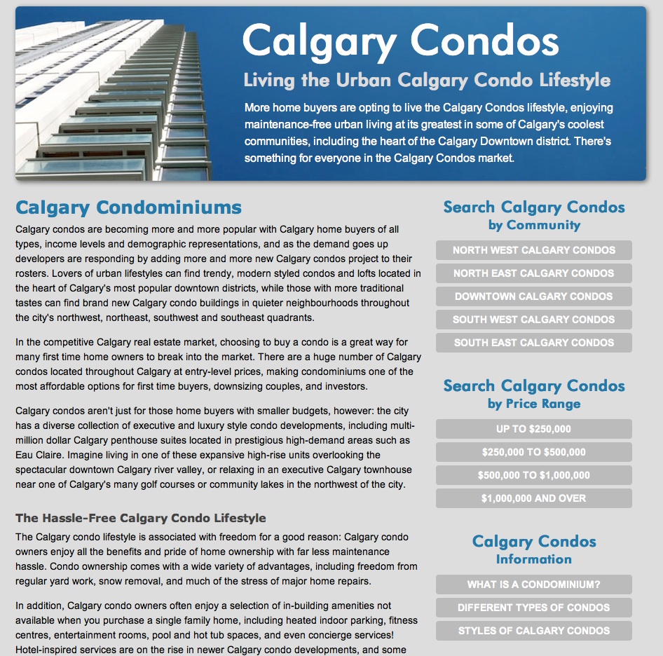 FindCalgaryRealEstate.ca Calgary Condos FindCalgaryRealEstate.ca Calgary Condos