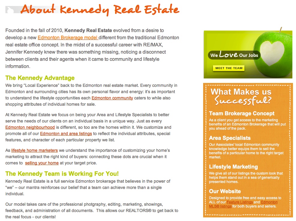 KennedyRealEstate.ca About Us Page KennedyRealEstate.ca About Us Page